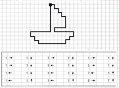 Графический диктант "Кораблик" | 3 класс математика ...